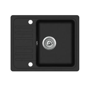   EVIDO Home 45S compact gránit mosogató, 575 x 460 mm, antracit