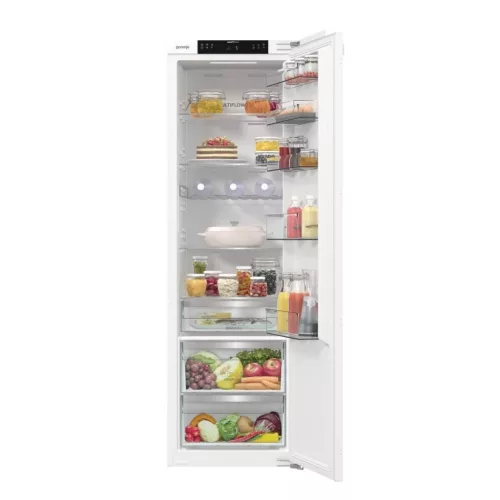 Gorenje RI517E62WF beépíthető hűtőszekrény, 177,2 cm, 300 l, fagyasztó nélkül, WIFI, gyorshűtés, AdaptTech kompresszor, 0 fokos rekesz