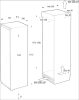 Gorenje RI517E62WF beépíthető hűtőszekrény, 177,2 cm, 300 l, fagyasztó nélkül, WIFI, gyorshűtés, AdaptTech kompresszor, 0 fokos rekesz