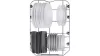 Haier XI1C3TB2FB beépíthető keskeny mosogatógép, teljesen integrált, 11 teríték, energiaosztály C, 8 program, M x M x S (mm) 448x575x816