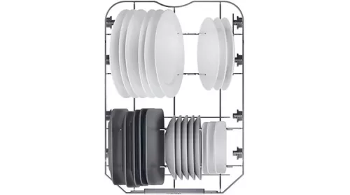 Haier XI1C3TB2FB beépíthető keskeny mosogatógép, teljesen integrált, 11 teríték, energiaosztály C, 8 program, M x M x S (mm) 448x575x816