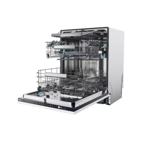HAIER XI 4A4M4PB Beépíthető mosogatógép, 14 teríték, A, WiFi, 10 program, fél töltet