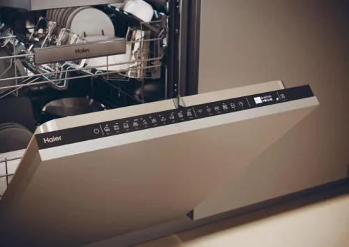 HAIER XI 4A4M4PB Beépíthető mosogatógép, 14 teríték, A, WiFi, 10 program, fél töltet