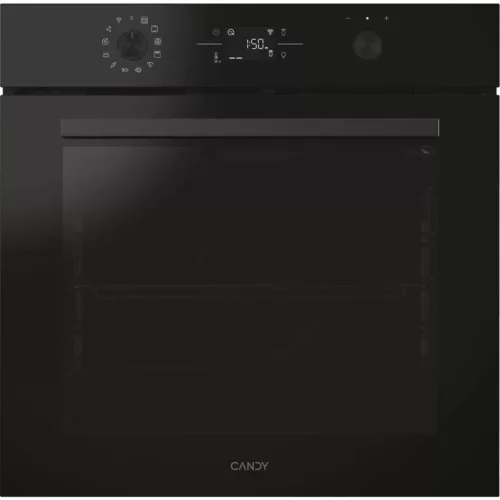 Candy CA6NP5B3YTB beépíthető sütő, fekete, 78 liter, pirolitikus,Airfry funkció, Smart View okos digitális kijelző