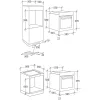 Candy FIDCPN625 L Beépíthető sütő, fekete, 70 liter, teleszkópos sütősín