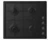 Candy CHW6LBB Beépíthető Gáz Főzőlap - 60 cm, 4 Főzőzóna, Fekete