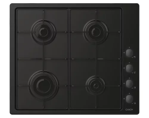 Candy CHW6LBB Beépíthető Gáz Főzőlap - 60 cm, 4 Főzőzóna, Fekete