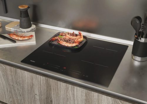 Haier HAISJ64MC Series 2 indukciós főzőlap, 4 zóna, fekete szín, főzőlap anyaga: kerámia felület, M x M x S (mm): 590x520x60