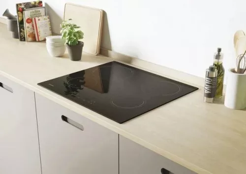 CANDY CH64CCB/4U2 beépíthető kerámia főzőlap, 60 cm széles, fekete