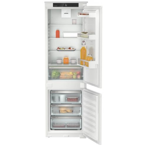 Liebherr ISKGN 5Z1ea3 Beépíthető kombinált hűtő, no-frost, 177 cm, F energiaosztály, Hűtő: 183 L, Fagyasztó: 70 L, Digitális kijelző
