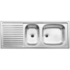   BLANCO TOP EZS 11X4 mosogatótálca, natúr rozsdamentes acél, forgatható, excenter nélkül