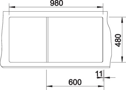 BLANCO ZIA 6 S antracit tart.nélk.