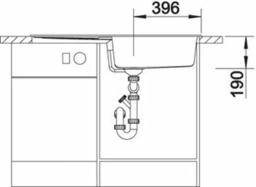 BLANCO METRA XL 6 S Silgranit mosogatótálca, fehér