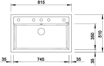 BLANCO DALAGO 8 antracit exc.