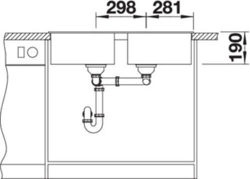 BLANCO ZIA 9 Silgranit mosogatótálca, antracit - több színváltozat!