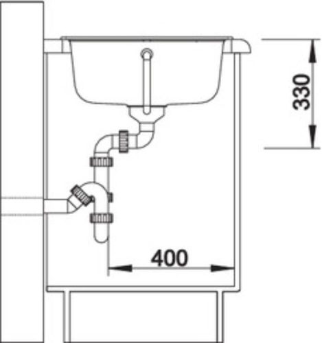 BLANCO ZIA 45SL Silgranit mosogatótálca, fehér