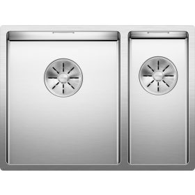   BLANCO CLARON 340/180-IF mosogatótálca, selyemfényű rozsdamentes acél, balos főmedencével, excenter nélkül