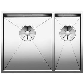   BLANCO ZEROX 340/180-IF mosogatótálca, balos főmedencével, selyemfényű rozsdamentes acél, excenter nélkül