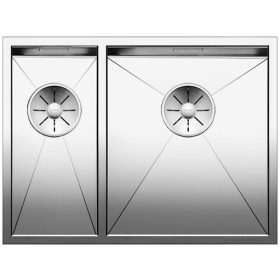   BLANCO ZEROX 340/180-IF mosogatótálca, jobbos főmedencével, selyemfényű rozsdamentes acél, excenter nélkül