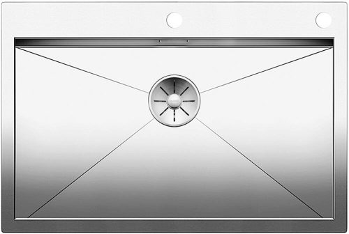 BLANCO ZEROX 700-IF/A mosogatótálca, selyemfényű rozsdamentes acél, excenterrel