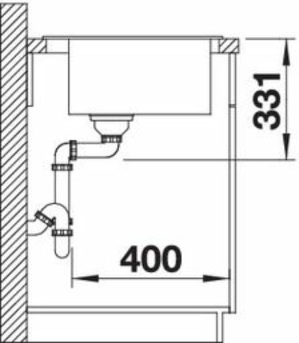BLANCO PLEON 5 Silgranit mosogatótálca, fehér