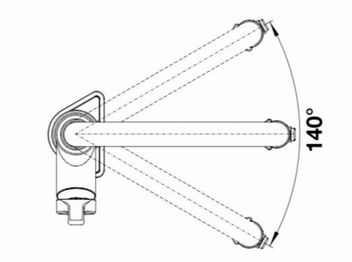 BLANCO SOLENTA-S Senso zuhanyfejes csaptelep, érzékelős, rozsdamentes színhatás, balos karral