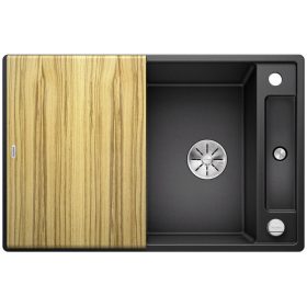   BLANCO AXIA III 45 S Silgranit mosogatótálca fa tartozékkal, excenterrel, antracit - több színváltozat!