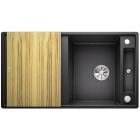   BLANCO AXIA III 5 S Silgranit mosogatótálca fa tartozékkal, excenterrel, antracit - több színváltozat!
