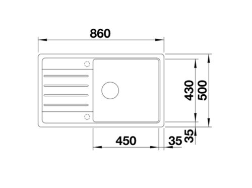 BLANCO LEGRA XL 6 S Silgranit mosogatótálca, kávé