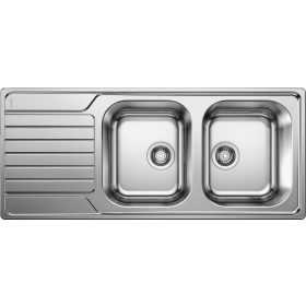   BLANCO DINAS 8 S mosogatótálca, forgatható, fényezett rozsdamentes acél, csaplyuk nélkül, excenter nélkül