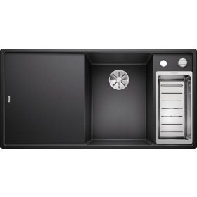   BLANCO AXIA III 6 S Silgranit mosogatótálca üveg tartozékkal, excenterrel, jobb, antracit - több színváltozat!