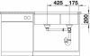 BLANCO SUBLINE 480/320-U Silgranit mosogatótálca, tartufo