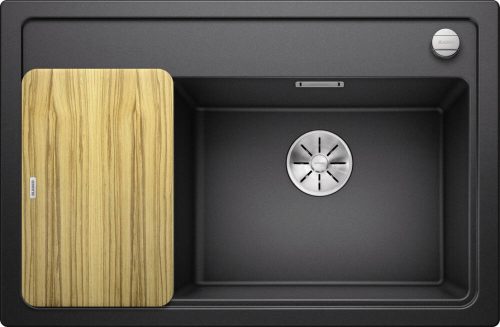 BLANCO ZENAR XL 6 S Compact Silgranit mosogatótálca fa tartozékkal, excenterrel, jobb, antracit - több színváltozat!