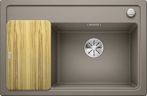 BLANCO ZENAR XL 6 S Compact Silgranit mosogatótálca fa tartozékkal, excenterrel, jobb, tartufo