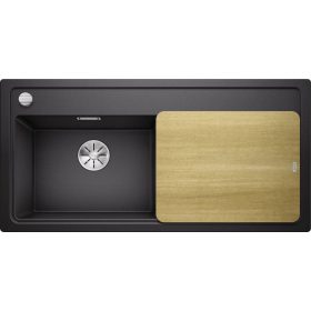   BLANCO ZENAR XL 6 S Silgranit mosogatótálca fa tartozékkal, excenterrel, bal, antracit - több színváltozat!