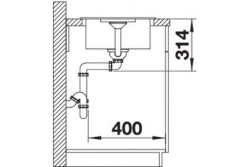 BLANCO FAVUM XL 6 S Silgranit mosogatótálca, kávé