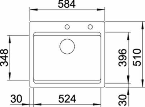 BLANCO ETAGON 6 Kerámia mosogatótálca, fényes magnólia