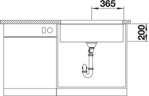 BLANCO ETAGON 700-U Silgranit mosogatótálca tartozékkal, tartufo