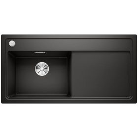   BLANCO ZENAR XL 6 S Silgranit mosogatótálca excenterrel, bal, fekete
