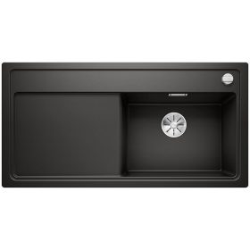   BLANCO ZENAR XL 6 S Silgranit mosogatótálca excenterrel, jobb, fekete