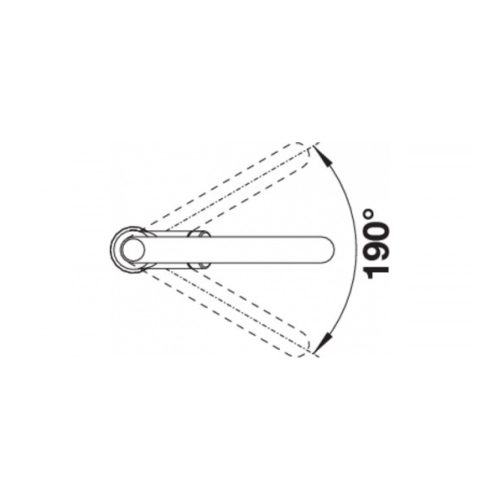 BLANCO CARENA-S Vario csaptelep kihúzható fejjel, zuhanyváltóval, vulkánszürke/króm, magas nyomású