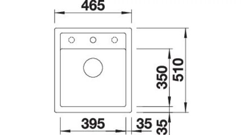 Blanco Dalago 45 Silgranit mosogató excenterrel, modern forma, nagyméretű medence, folytonos csaptelepsáv /törtfehér/ 3 év jótállás + 2 év extra gyártói garancia
