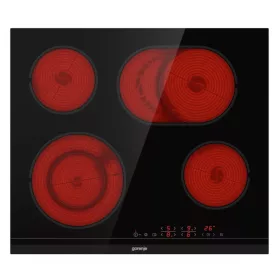   Gorenje ECT643BCSC Beépíthető kerámia főzőlap,60cm,csiszolt él, érintővezérlés,1-1 koncentrikusan és oválisan bővíthető zóna