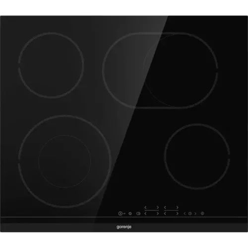 Gorenje ECT643BCSC Beépíthető kerámia főzőlap,60cm,csiszolt él, érintővezérlés,1-1 koncentrikusan és oválisan bővíthető zóna