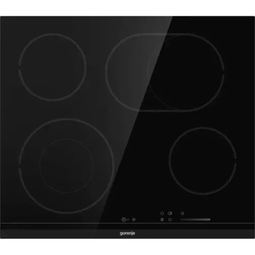 Gorenje ECS643BCSC Beépíthető kerámia főzőlap,1-1 koncentrikusan és oválisan bővíthető zóna, időzítő, csiszolt él, Stop&Go