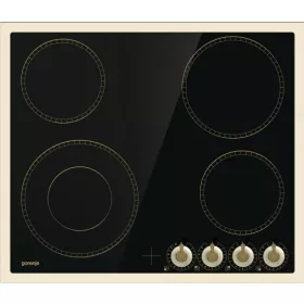  Gorenje EC642CLI Beépíthető kerámia főzőlap, fém keretes, 6400 W, mechanikus vezérlés, gyerekzár.3 év garancia