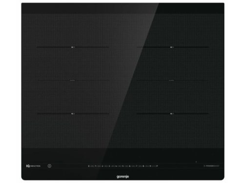 Gorenje IS646BG Beépíthető indukciós főzőlap,60cm, , Slider vezérlés, 4db AreaFlex összekapcsolható zóna, IQCook autamata program, TimeAssist 