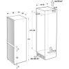 Gorenje RKI4182E1 Beépíthető kombinált alulfagyasztós hűtőszekrény, 189 l/71 l, 177 cm, FrostLess, gyorsfagyasztás