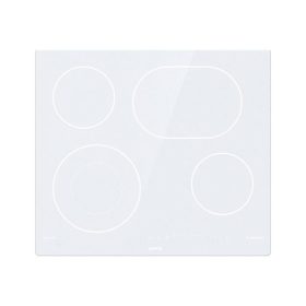   Gorenje ECT643SYW Beépíthető kerámia főzőlap, 60 cm, 7000 W, érintőszenzoros, gyerekzár, fehér,1-1 koncentrikusan és oválisan bővíthető zóna, időzítő,csiszolt él 