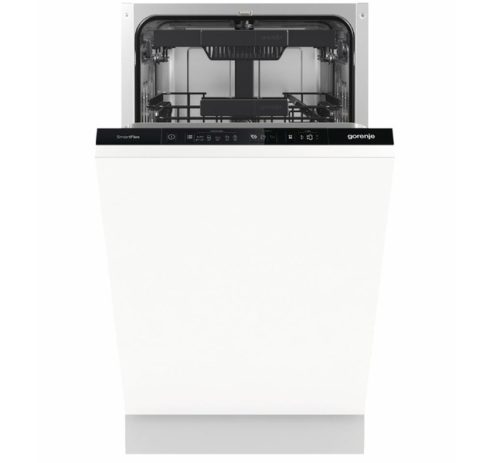 Gorenje GV561D10 Beépíthető mosogatógép, teljesen integrált, 45 cm széles, 11 teríték, 3 kosár, TotalDry, inverter, 5 program, SpeedWash, üveg program, 45 dB(A) (3 év garancia)